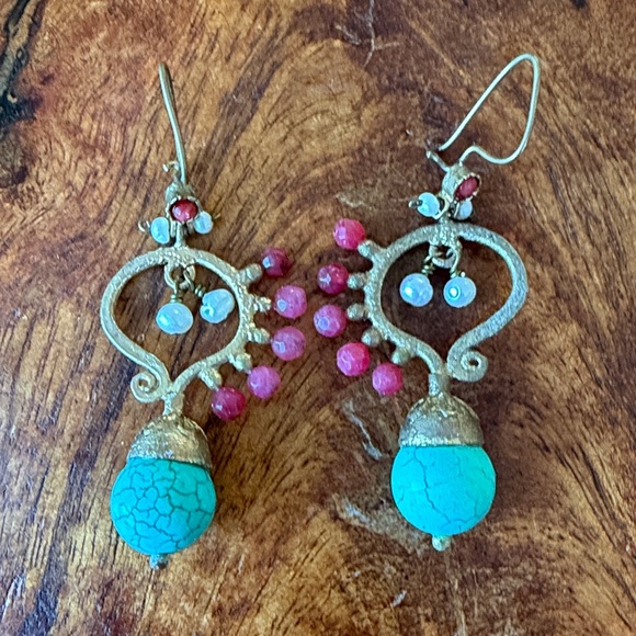 Tiklari Turkish butterfly earrings - Picture 4 of 4